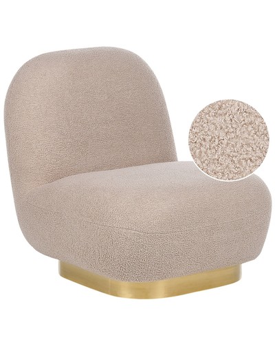Fauteuil glamour base dorée - fauteuil,