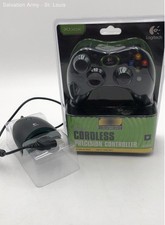 Logitech Microsoft Xbox Black Cordless Precision Video Game Controller