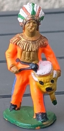 Figurine indien far west - figurine, indien,