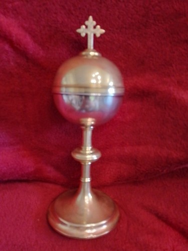 Ancien ciboire laiton - ancien,
