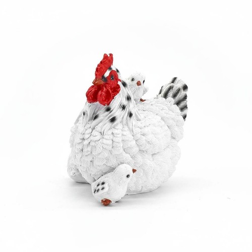 Statue poule poussins - statue, de