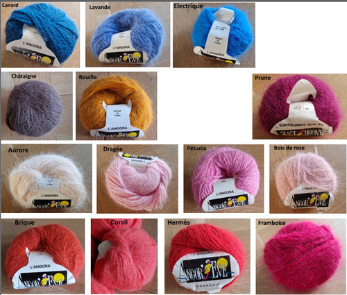 Pelote laine angora 30 - laine, et