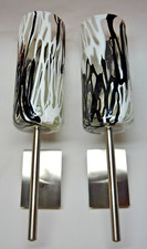 PAIRE D'APPLIQUES VINTAGES EN