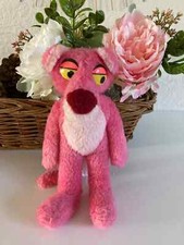 9 ⚜️ Old plush blanket The Pink Panther pink panther height 24 cm