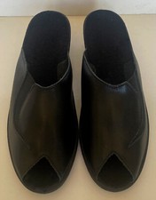 MULES À TALON NOIRES FEMME
