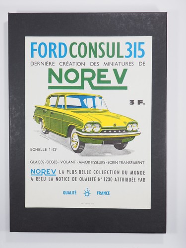 Norev affichette revendeur - norev,