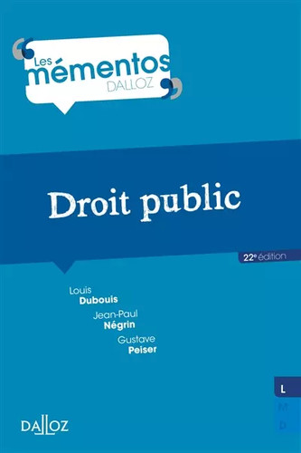 Droit public louis dubouis - public,,