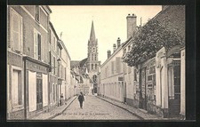 CPA Étampes, La Rue de la Cordonnerie, vue de la rue 