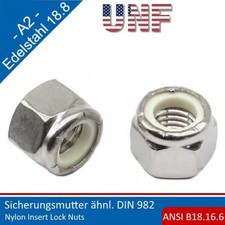 UNF Lock Ansi B18.16.6 Stainless Steel A2 (18.8/304)