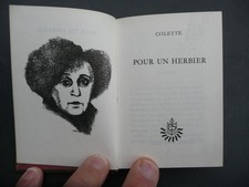 livre  : POUR UN HERBIER par