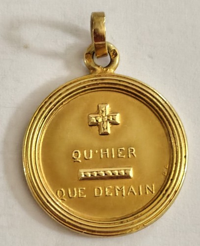 Pendentif médaille amour or - médaille, d'amour