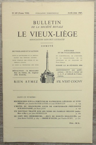 Bulletin société - de, la