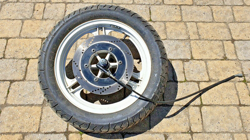 Roue avant kawasaki gpz 500 - roue,