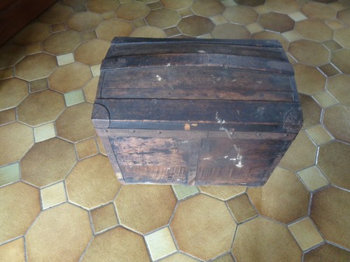Malle ancienne bois - ancienne,