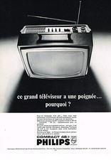 1967 PHILIPS 48CMS PORTABLE COMPACT TV