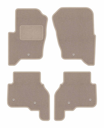 Tapis sol velours beige - tapis,