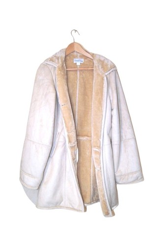 Veste imitation daim couleur