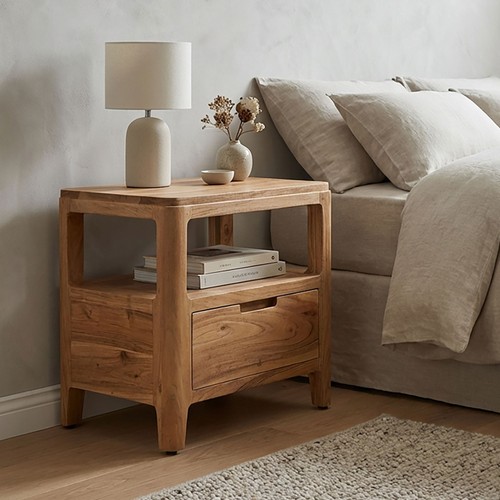 Table chevet bois massif - chevet,