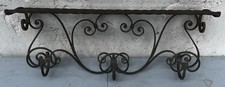 Porte manteau mural fer forgé