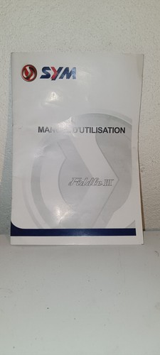 Manuel utilisation sym 50cc - manuel,