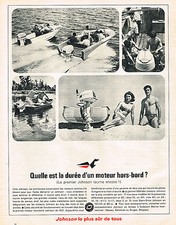 ADVERTISEMENT ADVERTISING 014 1964 JOHNSON motor boats outboard