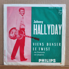 D - Trés Rare 45T Jukebox Johnny Hallyday ‎Pochette papier fine Originale 1961
