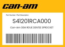Can-Am Genuine Roue Dentee Sprocket - S41201Rca000