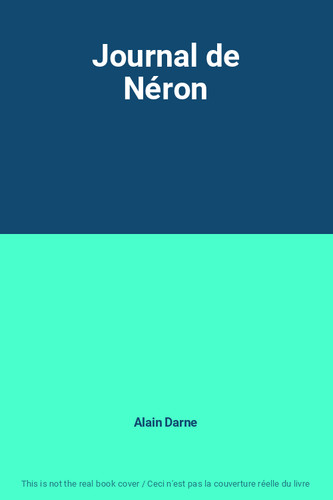 Journal néron alain darne - néron,,