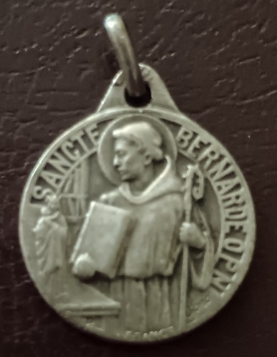 Antique french pendant medal - french,