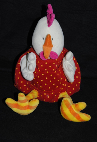 Marionnette doudou poule - 🍀marionnette,