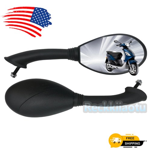 Black rearview mirrors - black, for