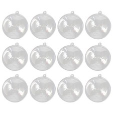  12 Pcs 6 cm Transparent En