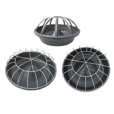 Mangeoire à poulets portable pour oies, poules, canards