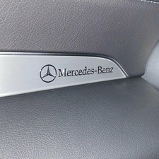 1 x Mercedes AMG emblem sticker decal logo aluminium silver 55 x 10 mm