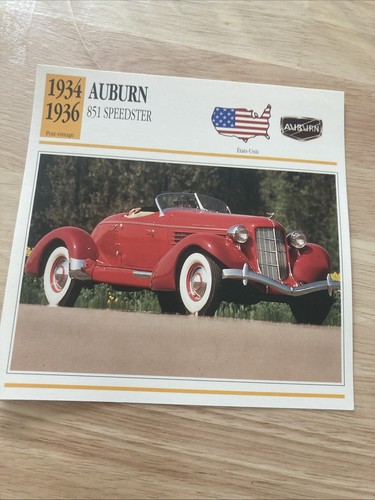 Auburn 851 speedster 1934 - auburn,