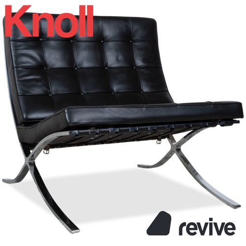 Knoll barcelona chair leather - barcelona,