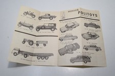 B79 1:1 ORIGINAL POLITOYS CATALOGUE CATALOGUE BROCHURE DÉPLIANT EXC. COND. 6
