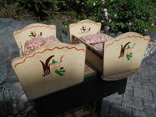 Lot deux beaux lits anciens de