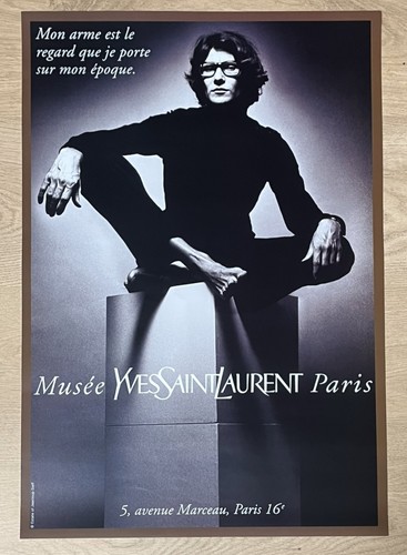 Ysl poster yves saint laurent - ysl,