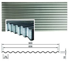 Tôle Ondulée Galvanisée