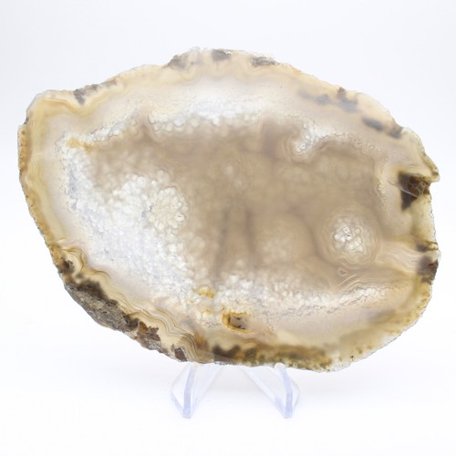 Tranche géode agate - tranche, d'agate