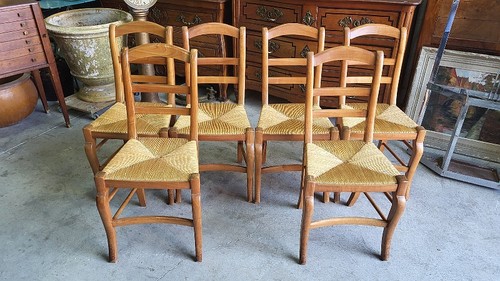 Serie chaises salle a - de, 6