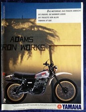 1986 Yamaha XT 500, Original Advertising