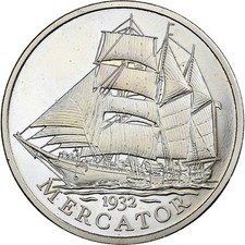 [#637341] Belgium, Token, Mercator - Antwerp, 1982, Nickel-brass, AU