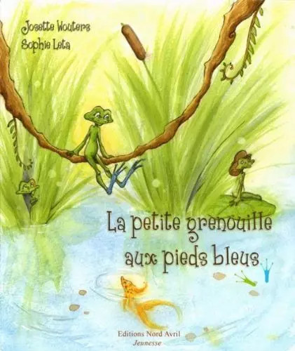 Petite grenouille aux pieds - la,