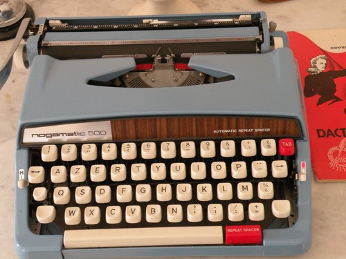 Machine écrire - écrire ,