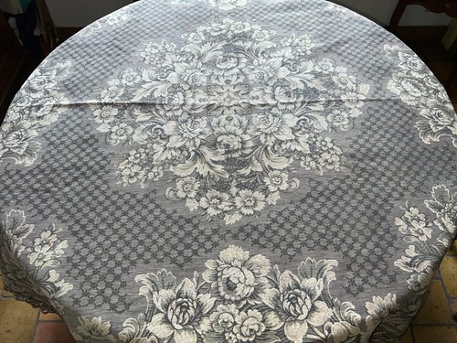 Ancien tapis table - tapis, de