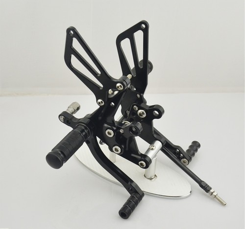 Black rearsets footpegs - rearsets,