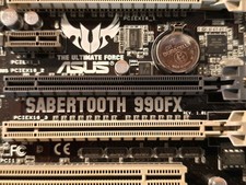 Asus Sabertooth 990FX Rev 1.01 AM3 ATX PCIE 16x 2.0 Motherboard Motherboard 