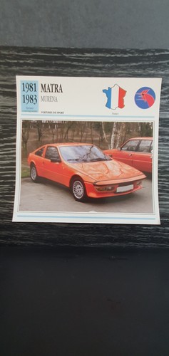 Matra murena carte edition - matra,